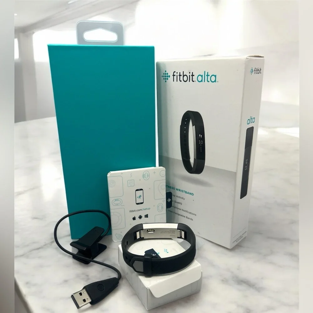Fitbit Alta Black Fitness Wristband For Repair